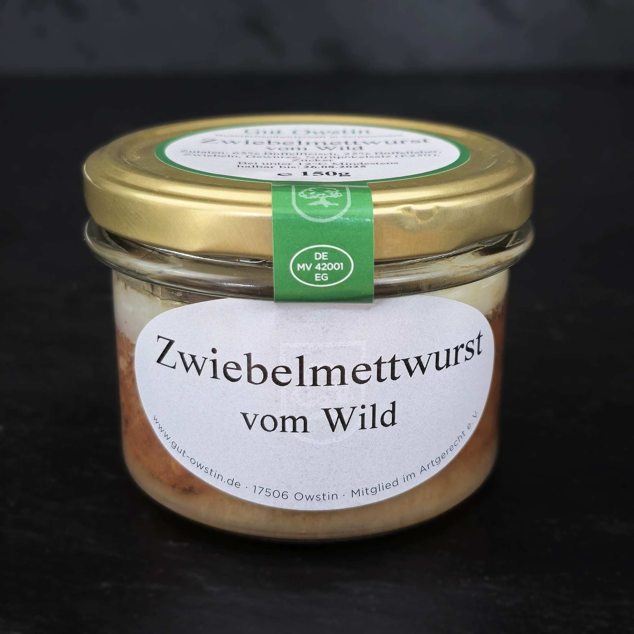 Zwiebelmettwurst vom Wild