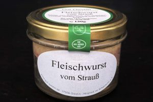 Straußenfleischwurst