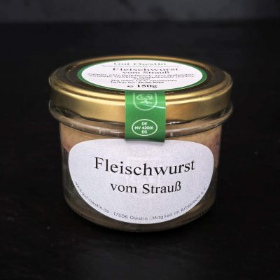 Straußenfleischwurst