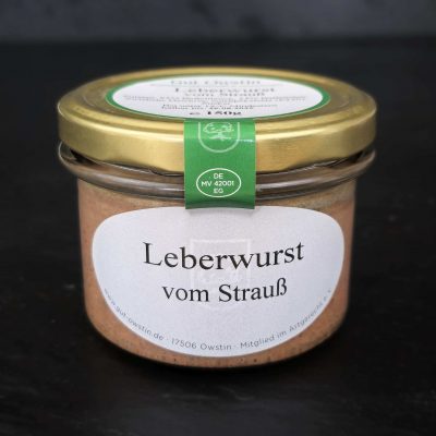 Straußenleberwurst