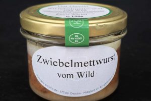 Zwiebelmettwurst vom Wild